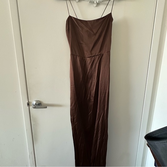 Reformation Chocolate Brown Maxi Dress - Picture 2 of 6